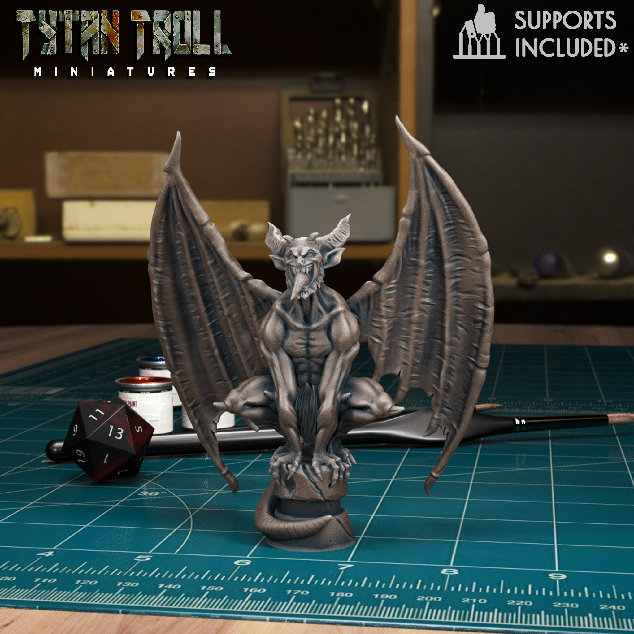 Gargoyle 02 [Pre-Supported]